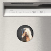 Haflinger Horse Magneet (Insitu (Vaatwasser))