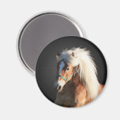 Haflinger Horse Magneet (Voorkant / Achterkant)