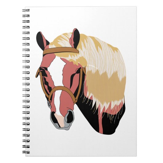 Haflinger Horse Notitieboek (Voorkant)