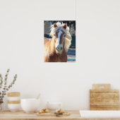 Haflinger Horse Poster (Keuken)