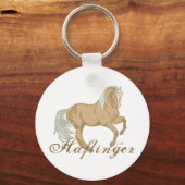 Haflinger Horse Sleutelhanger (Voorkant)