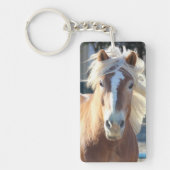 Haflinger Horse Sleutelhanger (Voorkant)