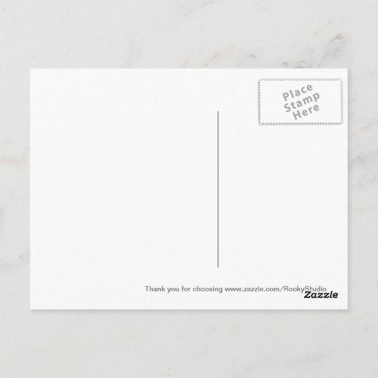 Haflinger Horses Briefkaart (Achterkant)