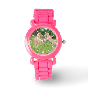 Haflinger Horses Leuke Veulens Grappig Foto wijzer Horloge