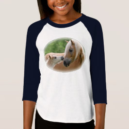 Haflinger-merg en foelie t-shirt