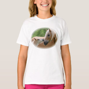 Haflinger-merg en foelie t-shirt