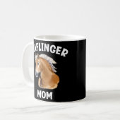 Haflinger Mom Haflinger Paard Koffiemok (Voorkant links)