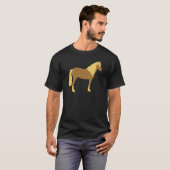 Haflinger paard t-shirt (Voorkant volledig)