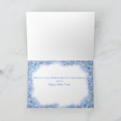 Haflinger Paard Vakantie Groetkaart Feestdagen Kaart (Binnen)