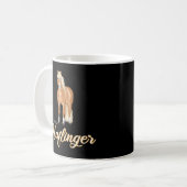 Haflinger Paardenrenner Haffi Motif Koffiemok (Voorkant links)