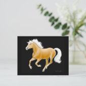 Haflinger Palomino Horse Briefkaart (Staand voorkant)