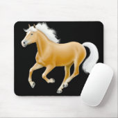 Haflinger Palomino Horse Mousepad Muismat (Met muis)