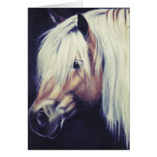 "Haflinger Pony"-paardenkaart