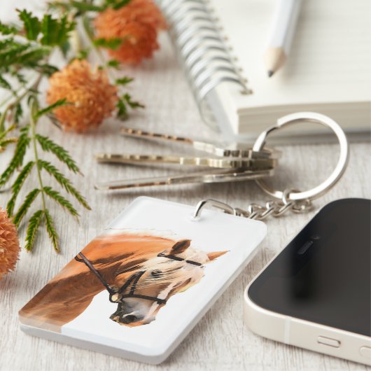 Haflinger Sleutelhanger (Voorkant Rechts)