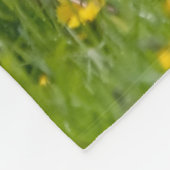 Haflingerpaarden verklikken Baby met foto van moed Fleece Deken (Hoek)