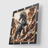 Haflinger's Wild Wood: aangepaste kunsttentoonstel Vierkante Klok (Hoek)