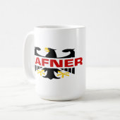 Hafner Surname Koffiemok (Voorkant links)