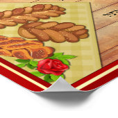 Hafrashat Challah - Hebreeuwse Prayer Poster (Hoek)