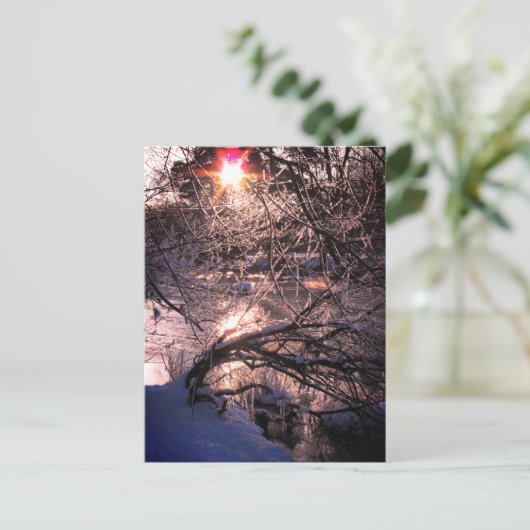 Hafren / Severn in Winter Briefkaart (Staand voorkant)