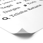 Haftarah Trope Chart Poster (Hoek)