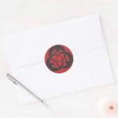 Hagakure Round Sticker (Envelop)
