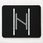 Hagalaz BW Mouse Pad Muismat (Voorkant)