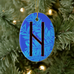 Hagalaz Rune Yule Ornament - Transformatie!