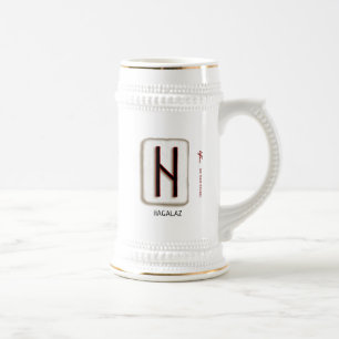Hagalaz RuneStone Stein Bierpul