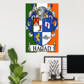 Hagan Coat of Arms Print (Thuiskantoor)