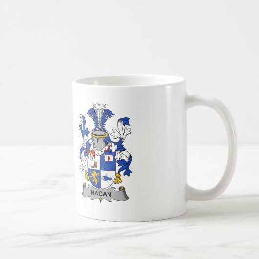 Hagan Family Crest Koffiemok (Rechts)