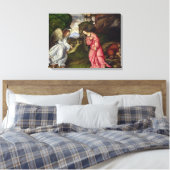 Hagar en de Angel Canvas Afdruk (Insitu (Slaapkamer))