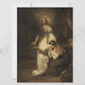 Hagar en de engel (door Carel Fabritius) Kaart (Voorkant)