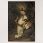 Hagar en de engel (door Carel Fabritius) Legpuzzel (Verticaal)