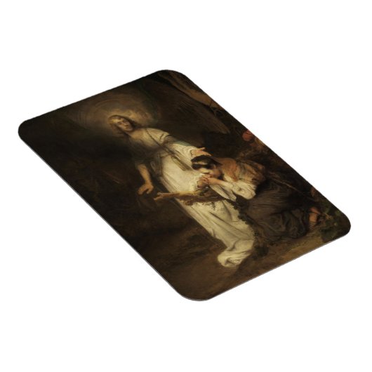 Hagar en de engel (door Carel Fabritius) Magneet (Rechterzijde)