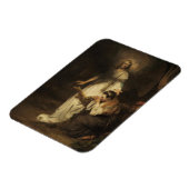 Hagar en de engel (door Carel Fabritius) Magneet (Linkerzijde)