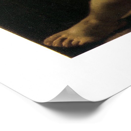 Hagar en Ismael in de wilde natuur Poster (Hoek)