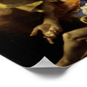 Hagar en Ismael in de wilde natuur Poster (Hoek)