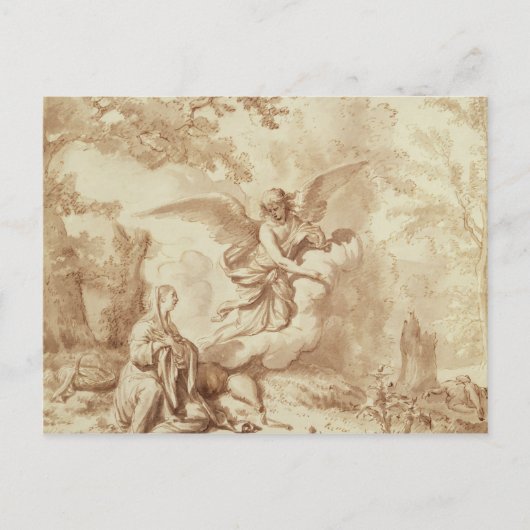 Hagar in de wilde natuur briefkaart (Voorkant)