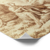 Hagar in de wilde natuur poster (Hoek)