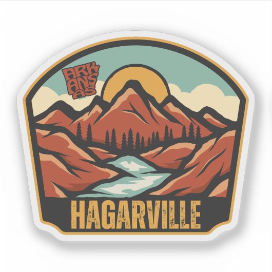 Hagarville, Arkansas  Sticker (Voorkant)