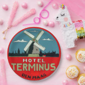 Hage Hotel, papieren Borden Papieren Bordje (Feest)