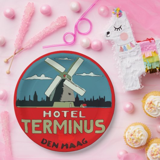 Hage Hotel, papieren Borden Papieren Bordje (Feest)