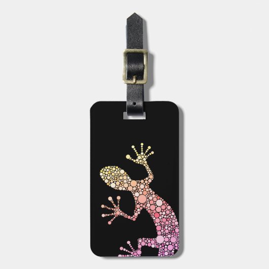 hagedis bagagelabel (Voorkant verticaal)