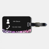 hagedis bagagelabel (Achterkant horizontaal)