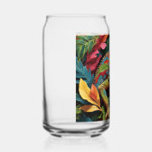 Hagedis bladeren & kleur bier kan blikvorm glas (Rechts)