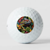 Hagedis Bladeren & Kleur Golfballen (Voorkant)