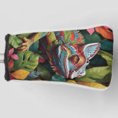 Hagedis Bladeren & Kleur  Golfheadcover (Voorkant)