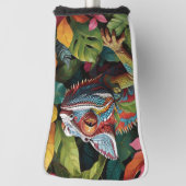 Hagedis Bladeren & Kleur  Golfheadcover (Draai 90)
