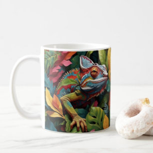 Hagedis Bladeren & Kleur Koffiemok