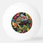 Hagedis Bladeren & Kleur Ping Pong Bal Pingpongbal (Voorkant)